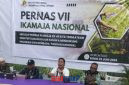 foto istimewa : Irwanto Kulap Kaos Putih jadi Narasumber di IKAMAJA VII gorontalo di dampingi pengurus pusat