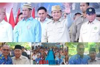 foto istimewa : Tampak Presiden lambaikan tangan pada semua peserta Penas 2026 dan Kehadiran Kadis TPHP Subhan Ahmad lanusi berikan dukungan swasembada pangan 