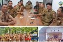 foto istimewa Saat Camat Toili Barat Bambang Abdullah laksanakan rapat di salah satu kantor dihadiri forum kades dan BPD
