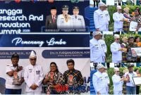 foto istimewa : Bupati Ir H.Amirudin.SP.MP.MM didampingi Dampingi Wabup Drs.H.Furqanuddin.MM, dan Sekda Banggai Ir Moh.Ramli Tongko.S.Sos.M.Si serta Kaban Brida . Andi Nur Syamsy Amir.