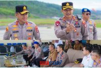 foto istimewa : Kapolres Banggai AKBP Wayan Wayracana Aryawan.S.I.K langsung Jemput Kapolda Sulteng Irjen Pol Nasri Sulaeman. S.I.K.M.H, tiba di bandara Sukuran Aminudin Amir.