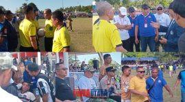 foto istimewa : Keputusan Wasit di pertanyakan dua kali keributan tanpa ada kartu merah 