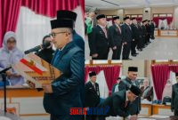 foto istimewa : Bupati Banggai Ir H.Amirudin.SP.MP.MM Melantik Syaifullah Mambuhu sebagai Insfektur Depanitif di Insfektorat banggai