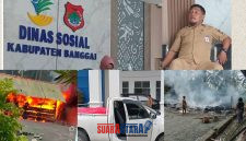 foto istimewa : Kadis Sosial Hariadi Bola Langsung Turun ke Desa Beringin Jaya Kecamatan Simpang Raya