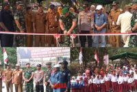 foto istimewa : Dandim 1308/LB Letkol Inf Cepi Kartiwa Gunting pita Bersama Para Unsur Forkopimda serta warga masyarakat
