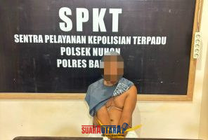 foto istimewa : Tampak Tersangka Kurir Narkoba 