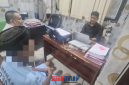 foto istimewa : Tersangka pencabutan saat di Hadapan Penyidik di dampingi Pengacara Nya Indra Dwiyulianto.Dayanun.SH