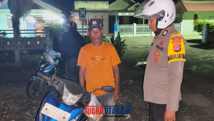 foto istimewa : Anggota Polsek Lamala langsung Olah TKP dan warga