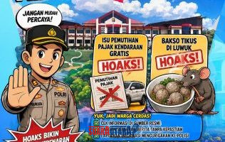 foto istimewa : Himbauan Polresta banggai agar Warga tenang.