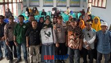 foto istimewa : Kapolsek Balantak Saat berikan pesan terhadap pelestarian burung maleo