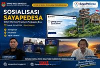 foto istimewa : Saat sosialisasi melalui zoom