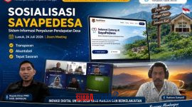 foto istimewa : Saat sosialisasi melalui zoom 