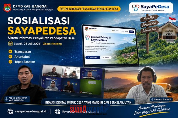 foto istimewa : Saat sosialisasi melalui zoom