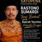 foto istimewa : Rastono Sumardi Anak Desa sang Pencinta Budaya serta pencipta lagu pembaca puisi