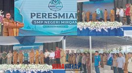 foto istimewa : Bupati Ir.H.Amirudin.SP.MP.MM Bersama Wakil Bupati Drs.H.Furqanuddin.MM dan Kadisdikbud Syafrudin Hinelo.S.T.P.M.Si