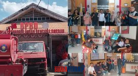 foto istimewa : Kaban BPBD Banggai Moh Rifai Mahiwa Langsung Sidak Mendadak Kantor dan Kebersihan kantor
