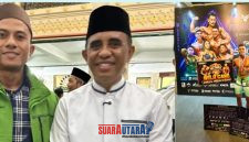 foto istimewa : Saat Fitra Hadikusumah Wardhana Bertemu Gubernur sulteng H.Anwar Hafid usai Sholat subuh berjamaah di Masjid Agung