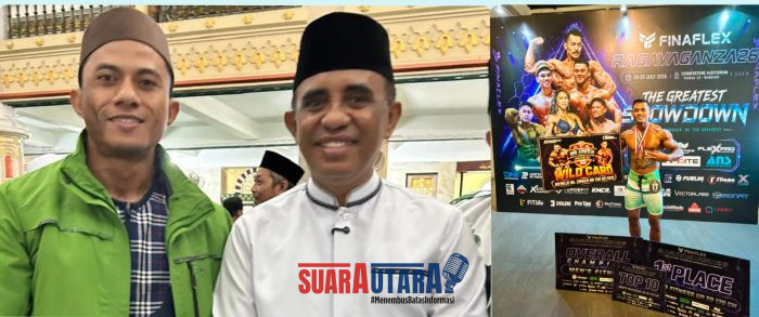 foto istimewa : Saat Fitra Hadikusumah Wardhana Bertemu Gubernur sulteng H.Anwar Hafid usai Sholat subuh berjamaah di Masjid Agung