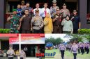 foto istimewa : Kapolresta banggai Kombes Pol Hendri Yulainto.S.I.K.M.H saat Pimpin Apel Kesiapsiagaan Karhutla dan perikanan Barisan 