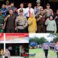 foto istimewa : Kapolresta banggai Kombes Pol Hendri Yulainto.S.I.K.M.H saat Pimpin Apel Kesiapsiagaan Karhutla dan perikanan Barisan 