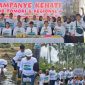 foto istimewa : Saat Camat Toili Barat Bambang Abdullah Bersama Perwakilan JOB Tomori dan Rektor Unismu Luwuk lakukan penanaman Bibit Mangrove