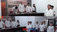 foto istimewa : Ketua Bersama Komisioner Bawaslu Banggai Ikut Zoom bersama bawaslu Provinsi sulteng