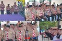 foto istimewa : Bupati Banggai Ir.H.Amirudin.SP.MP.MM saat Bacakan Sambutan Ketua Kwartir Nasional Gerakan Pramuka