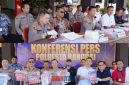 foto istimewa : Kapolresta banggai Kombes Pol Hendri Pimpin langsung Konprensi Pers di dampingi Wakapolresta Kompol Frangky, Kejari Banggai AKP Hasanuddin Hamid, S.H., M.H dan Kalapas Badrun