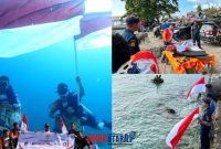 foto istimewa : Kepala KUPP Kls II Luwuk saat memeriksa perlengkapan  selam yang akan di laksanakan di dalam laut 
