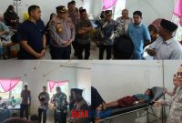 foto istimewa : Tampak Bupati Rusly dan Wakil Bupati Bangkep Serfy serta Ketua Satgas MBG / Sekda Aris Susanto dan Kapolres Bangkep AKBP Ronald.K.S.I.K.