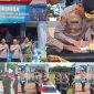foto istimewa : Kapolda Sulteng Irjend Pol Nasri Lakukan Penyematan Tanda Bets dan Penandatangan  prasasti Polresta Banggai dan Polres Balut 