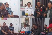 foto istimewa : Didampingi Para Kasi Kajari Banggai Akbar.SH.M.H Bersama Ketua PWI Abdul Saleh serta jajaran insan Pers.
