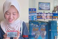 foto istimewa : Iin Muthia Nurdin Warga Nambo Bangga Punya SIM C ikut Aturan sebagai Pengguna Sepeda motor.