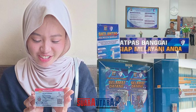 foto istimewa : Iin Muthia Nurdin Warga Nambo Bangga Punya SIM C ikut Aturan sebagai Pengguna Sepeda motor.