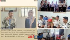 foto istimewa : Anggotan Komisioner Bawaslu Arkamulhak Dayanun, S.Pd., didampingi Nizlawati M.S. Kono, S.H., saat lakukan pembicaraan bersama jajaran lapas kls II Luwuk.