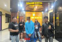 foto istimewa : Tersangka MS 54tahun dapat petugas Resmob polresta banggai