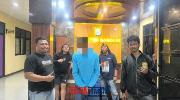 foto istimewa : Tersangka MS 54tahun dapat petugas Resmob polresta banggai