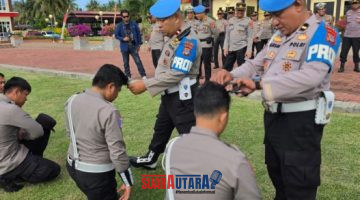 foto istimewa : Anggota Propam Polda Lakukan pemeriksaan pada anggota polresta banggai