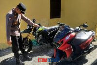 foto istimewa : Kapolsek pagimana cek Barbuk laka