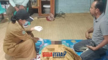 foto istimewa : Saat Jenazah langsung di tangani oleh pihak keluarga 