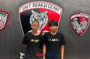 foto istimewa : Kedua Pelaku pemukulan Anak Latihan Gerak Jalan di Tangkap Tim Resmob Polresta banggai