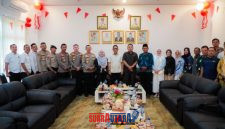 foto istimewa : Kapolresta Banggai Kombes Pol Hendri didampingi PJU kunjungi Kantor DPRD 