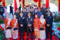 foto istimewa : Kapolresta banggai Kombes Pol Hendri Yulianto.S.I.K.MH.bersama Jajaran PJU