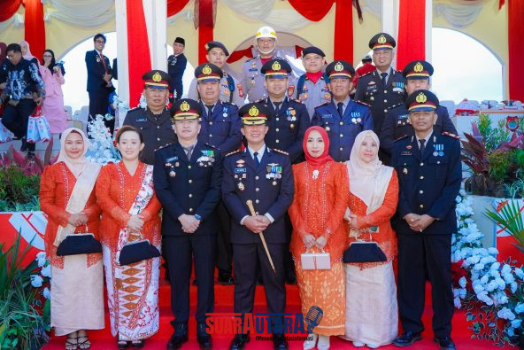 foto istimewa : Kapolresta banggai Kombes Pol Hendri Yulianto.S.I.K.MH.bersama Jajaran PJU