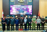 foto istimewa : Hadir pada Rapat Paripurna Kapolresta banggai Kombes Pol Hendri Yulianto.S.I.K.MH, berikan Dukungan perkuat lintas instansi terkait.