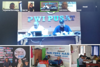 foto istimewa : Tampak 18 wartawan yang ikuti ujian Pra-UKW dari Jenjang Muda, Madya, dan Utama.