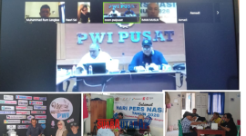 foto istimewa : Tampak 18 wartawan yang ikuti ujian Pra-UKW dari Jenjang Muda, Madya, dan Utama.