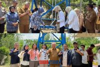 foto istimewa : Bak air yang di siapkan oleh Pertamina EP DMF untuk salurkan 45 KK didesa tersebut