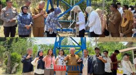 foto istimewa : Bak air yang di siapkan oleh Pertamina EP DMF untuk salurkan 45 KK didesa tersebut 