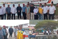 foto istimewa : Ketua Komisi III Dandy Adhi Prabowo Bersama Anggotanya kunjungi pelabuhan rakyat dan didampingi Staf Ahli Bupati Alfian Djibran bersama jajarannya